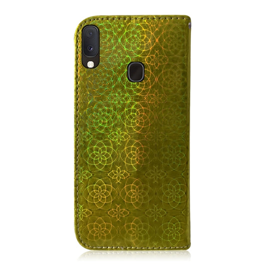 Galaxy A80 A90 magnetic flip cover featuring built-in card slot organizer