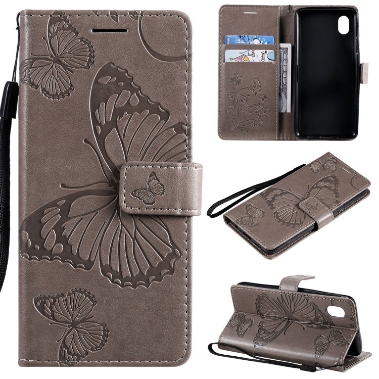 3D Butterflies Embossing Pattern Horizontal Flip Leather Case with Holder & Card Slot & Wallet, For Samsung Galaxy A01 Core, For Samsung Galaxy A01, For Samsung Galaxy M01