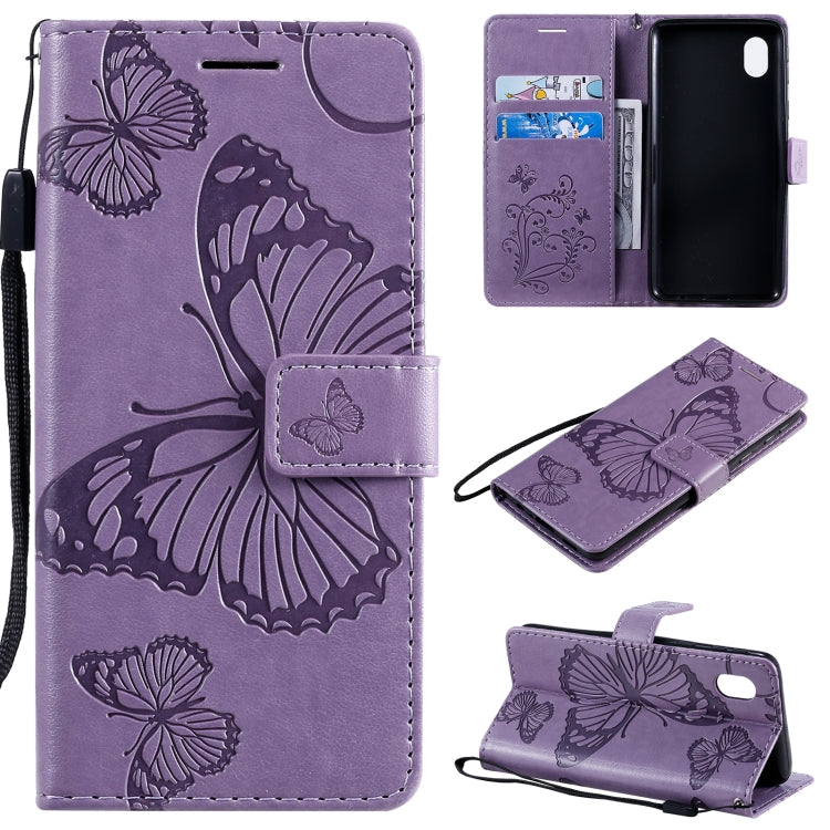3D Butterflies Embossing Pattern Horizontal Flip Leather Case with Holder & Card Slot & Wallet, For Samsung Galaxy A01 Core, For Samsung Galaxy A01, For Samsung Galaxy M01