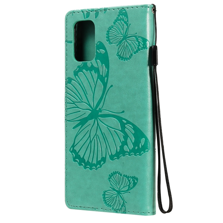 3D Butterflies Embossing Pattern Horizontal Flip Leather Case with Holder & Card Slot & Wallet, For Samsung Galaxy M31s, For Samsung Galaxy M51, For Samsung Galaxy A21