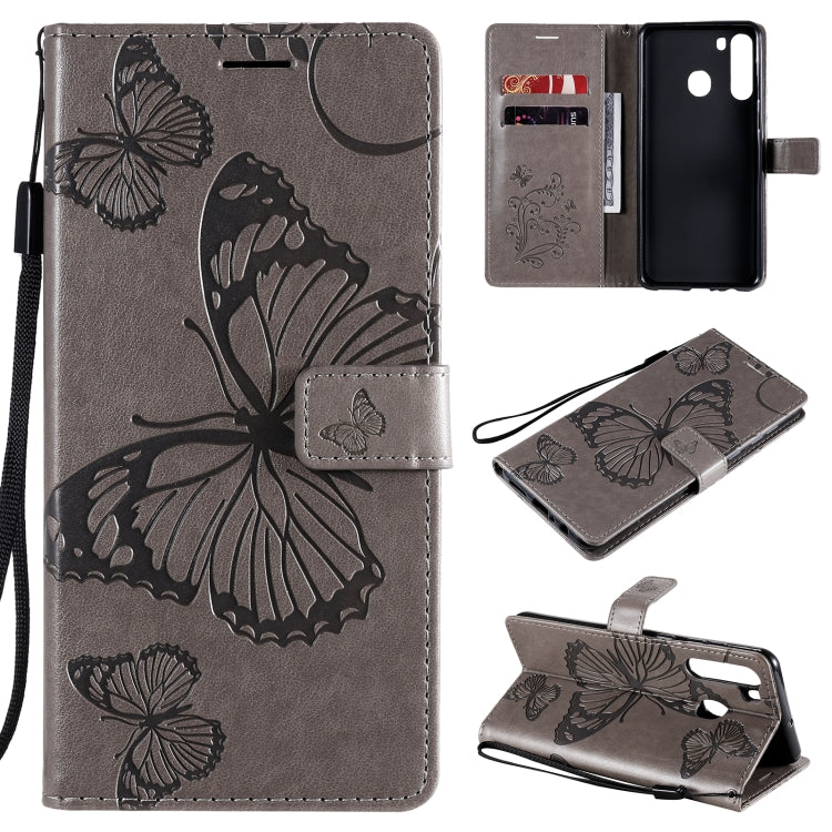 3D Butterflies Embossing Pattern Horizontal Flip Leather Case with Holder & Card Slot & Wallet, For Samsung Galaxy M31s, For Samsung Galaxy M51, For Samsung Galaxy A21
