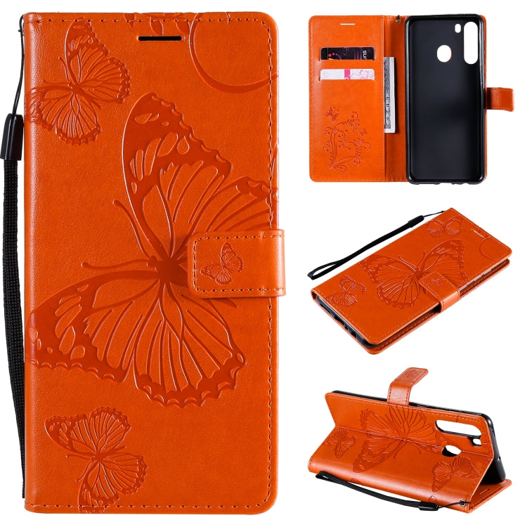 3D Butterflies Embossing Pattern Horizontal Flip Leather Case with Holder & Card Slot & Wallet, For Samsung Galaxy M31s, For Samsung Galaxy M51, For Samsung Galaxy A21
