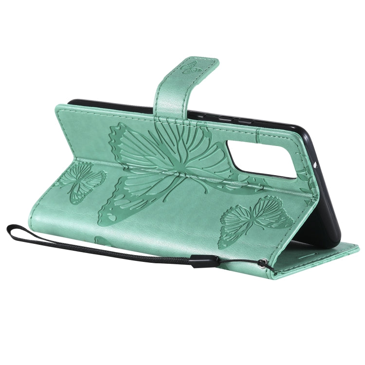 3D Butterflies Embossing Pattern Horizontal Flip Leather Case with Holder & Card Slot & Wallet, For Samsung Galaxy S20 FE 5G / S20 Lite