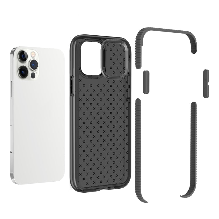 Shockproof Grid Texture TPU Protective Case, For iPhone 12 mini, For iPhone 12 / 12 Pro, For iPhone 12 Pro Max