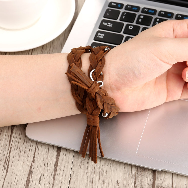 Hand-woven Leather Apple Watch Band 38mm 40mm 41mm 42mm