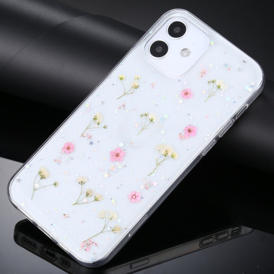 Delicate baby's breath flower pattern iPhone 11 Pro protective case with TPU bumper