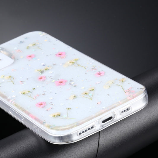 Gypsophila floral design iPhone 11 case, slim TPU protection with trendy baby's breath pattern