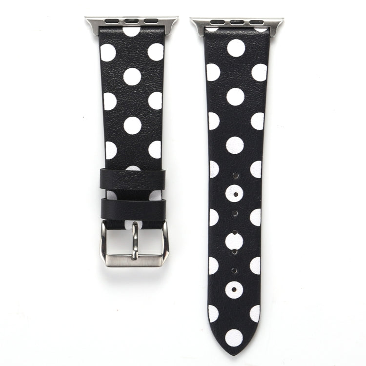 Fashion Dot Series Watchband For Apple Watch Series 6 & SE & 5 & 4 40mm / 3 & 2 & 1 38mm, For Apple Watch Series 8&7 41mm / SE 2&6&SE&5&4 40mm / 3&2&1 38mm, For Apple Watch Series 7 41mm / 6 & SE & 5 & 4 40mm / 3 & 2 & 1 38mm