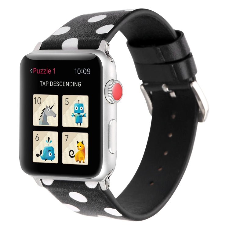 Fashion Dot Series Watchband For Apple Watch Series 6 & SE & 5 & 4 40mm / 3 & 2 & 1 38mm, For Apple Watch Series 8&7 41mm / SE 2&6&SE&5&4 40mm / 3&2&1 38mm, For Apple Watch Series 7 41mm / 6 & SE & 5 & 4 40mm / 3 & 2 & 1 38mm