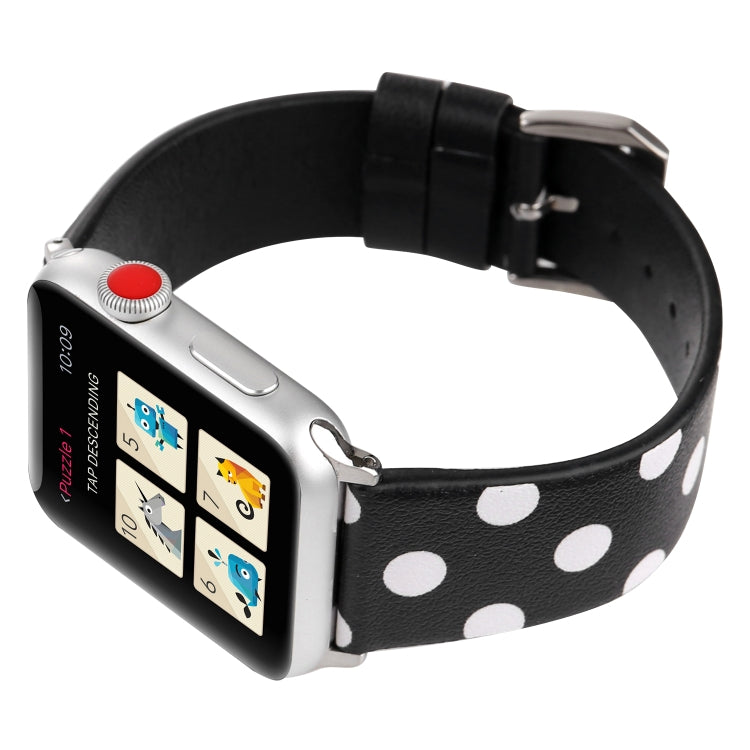 Fashion Dot Series Watchband For Apple Watch Series 6 & SE & 5 & 4 40mm / 3 & 2 & 1 38mm, For Apple Watch Series 8&7 41mm / SE 2&6&SE&5&4 40mm / 3&2&1 38mm, For Apple Watch Series 7 41mm / 6 & SE & 5 & 4 40mm / 3 & 2 & 1 38mm