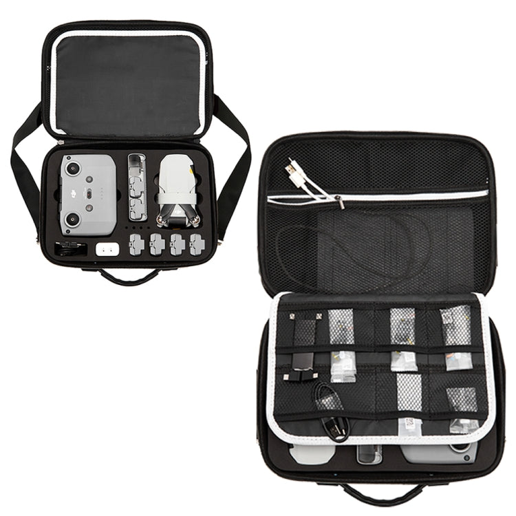 LS4456 Multi-function PU Shoulder Storage Bag Suitcase with Baffle For DJI Mavic Mini 2
