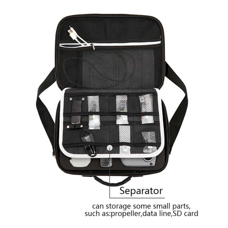 LS4456 Multi-function PU Shoulder Storage Bag Suitcase with Baffle For DJI Mavic Mini 2