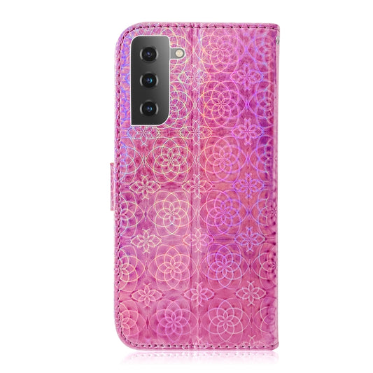 Galaxy S21 Ultra 5G leather case with built-in card slots and money pocket open view