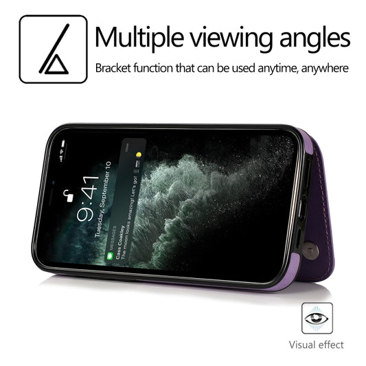 Card slot and photo frame feature inside butterflies iPhone 12 Pro Max case