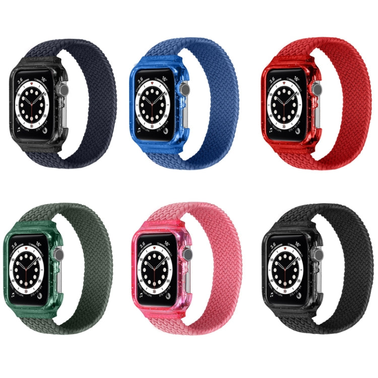 Weave Replacement Wrist Strap Watchbands with Frame For Apple Watch Series 6 & SE & 5 & 4 44mm / 3 & 2 & 1 42mm, 128mm, 135mm, 140mm, 145mm