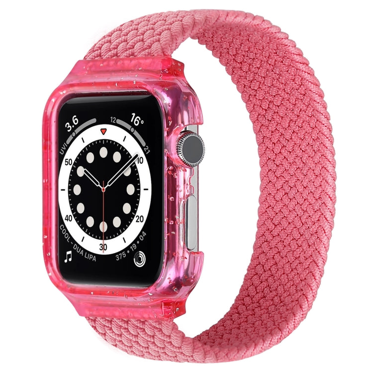 Weave Replacement Wrist Strap Watchbands with Frame For Apple Watch Series 6 & SE & 5 & 4 44mm / 3 & 2 & 1 42mm, 128mm, 135mm, 140mm, 145mm