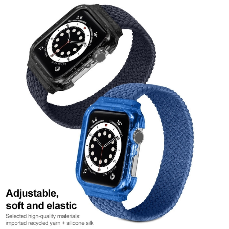 Weave Replacement Wrist Strap Watchbands with Frame For Apple Watch Series 6 & SE & 5 & 4 44mm / 3 & 2 & 1 42mm, 150mm, 155mm, 160mm, 165mm