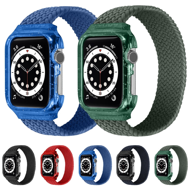 Weave Replacement Wrist Strap Watchbands with Frame For Apple Watch Series 6 & SE & 5 & 4 44mm / 3 & 2 & 1 42mm, 150mm, 155mm, 160mm, 165mm