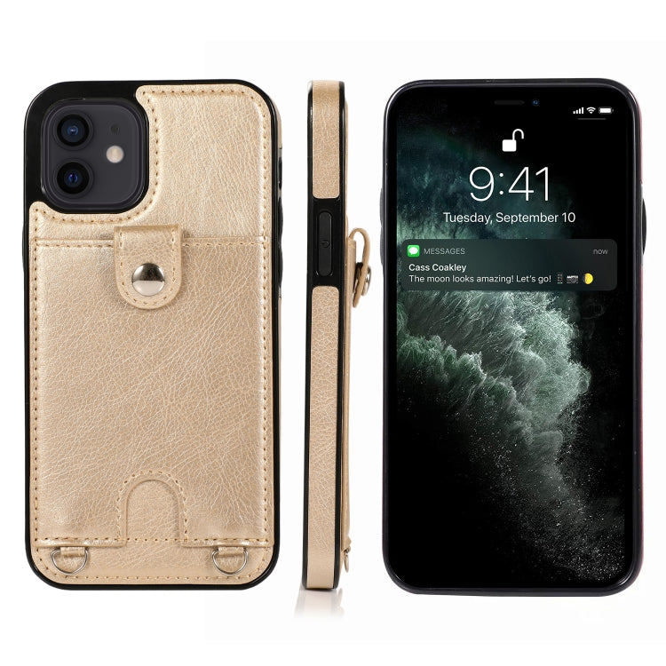 Shockproof PU Leather + TPU Protective Case with Card Slot & Lanyard