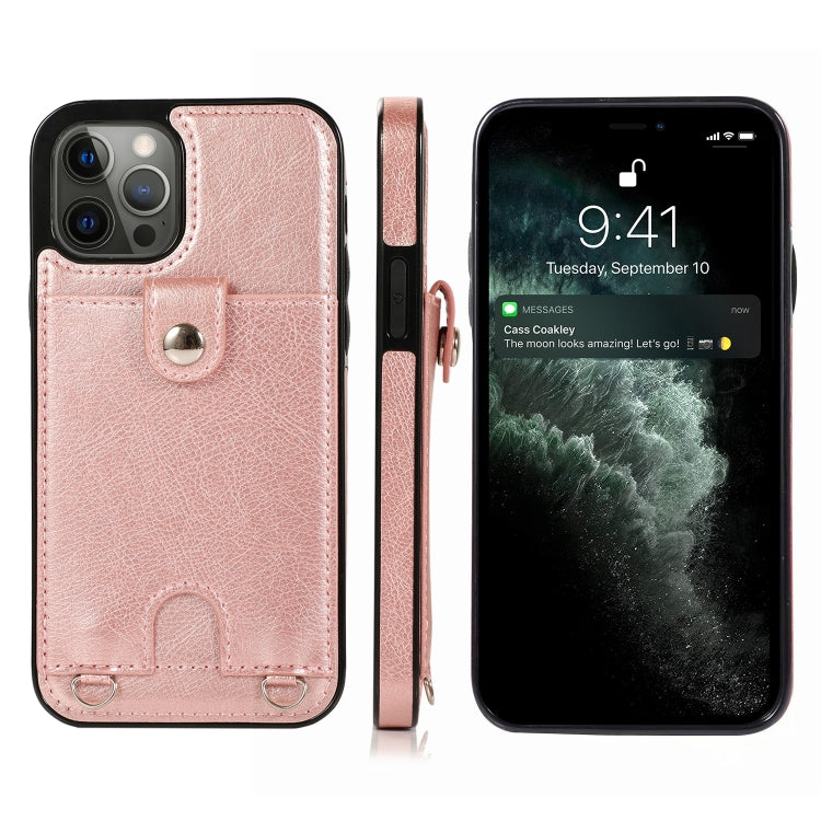 Shockproof PU Leather + TPU Protective Case with Card Slot & Lanyard