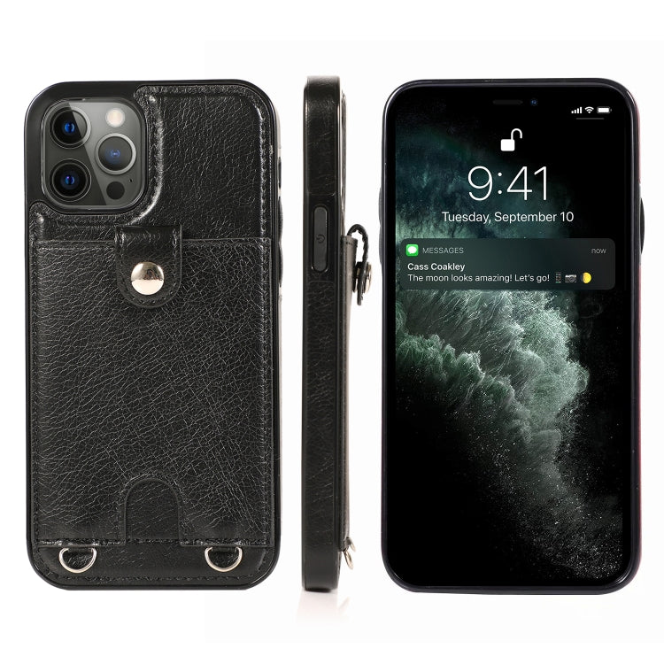 Shockproof PU Leather + TPU Protective Case with Card Slot & Lanyard