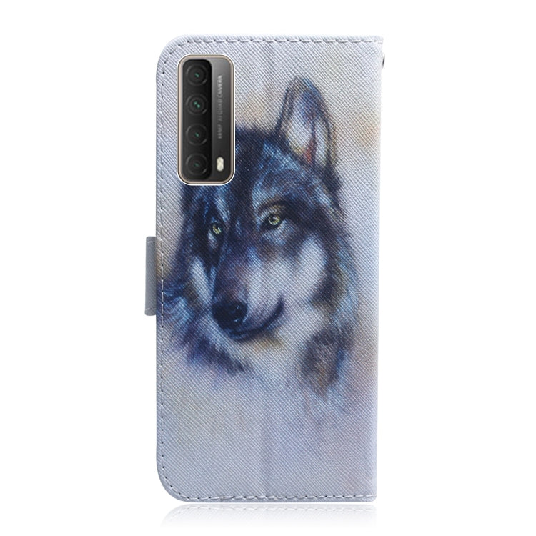 Coloured Drawing Horizontal Flip Leather Case, with Holder & Card Slots & Wallet, For Huawei P Smart 2021 / Y7a, For LG K31 / Aristo 5
