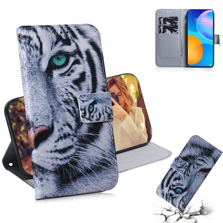 Coloured Drawing Horizontal Flip Leather Case, with Holder & Card Slots & Wallet, For Huawei P Smart 2021 / Y7a, For LG K31 / Aristo 5