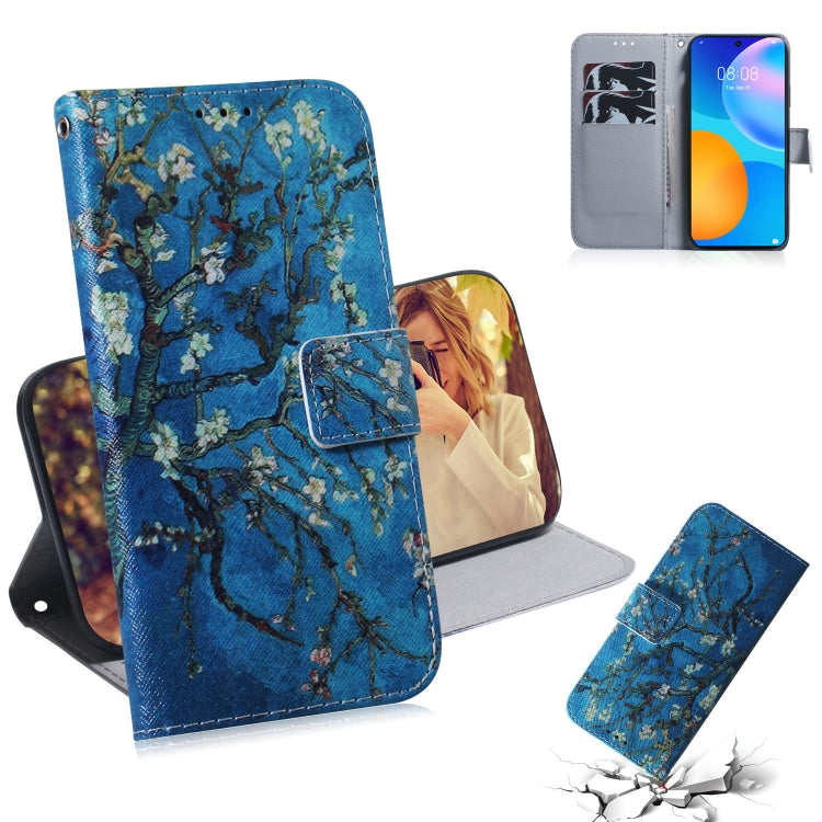Coloured Drawing Horizontal Flip Leather Case, with Holder & Card Slots & Wallet, For Huawei P Smart 2021 / Y7a, For LG K31 / Aristo 5