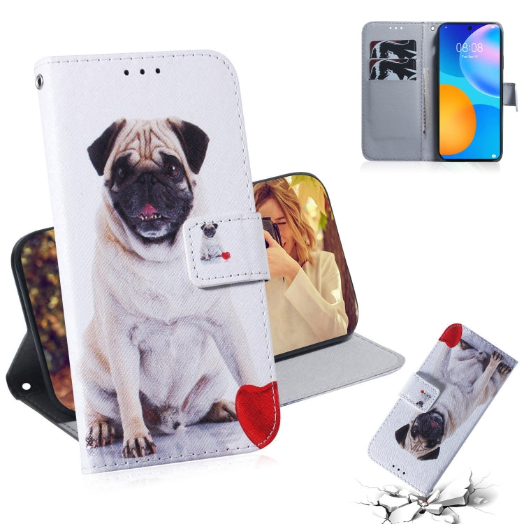 Coloured Drawing Horizontal Flip Leather Case, with Holder & Card Slots & Wallet, For Huawei P Smart 2021 / Y7a, For LG K31 / Aristo 5