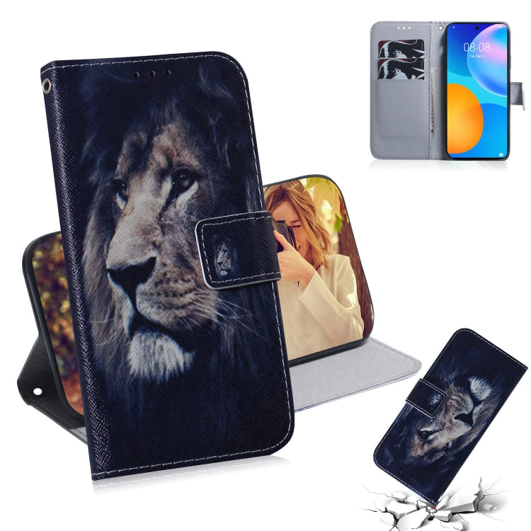Coloured Drawing Horizontal Flip Leather Case, with Holder & Card Slots & Wallet, For Huawei P Smart 2021 / Y7a, For LG K31 / Aristo 5