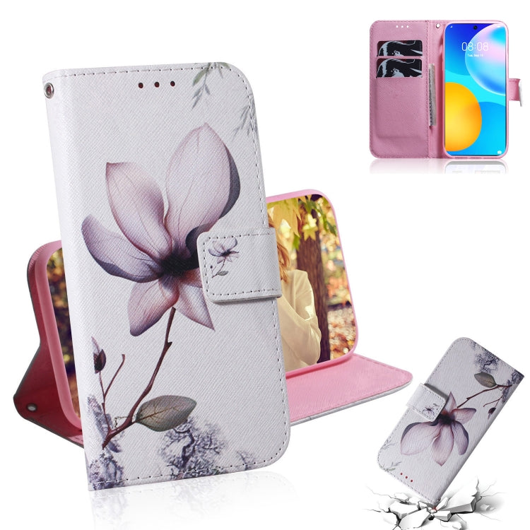 Coloured Drawing Horizontal Flip Leather Case, with Holder & Card Slots & Wallet, For Huawei P Smart 2021 / Y7a, For LG K31 / Aristo 5