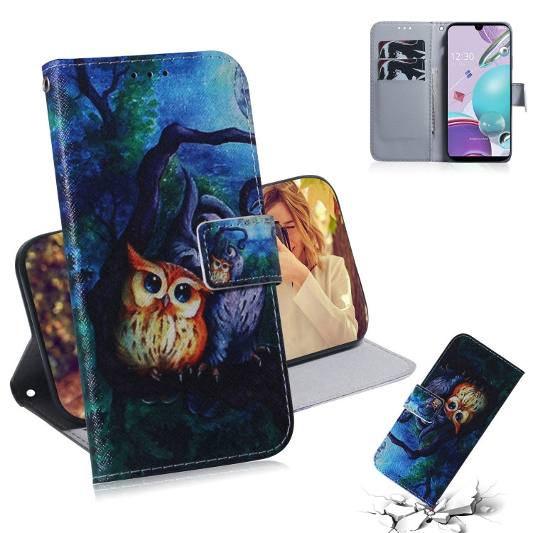 Coloured Drawing Horizontal Flip Leather Case, with Holder & Card Slots & Wallet, For Huawei P Smart 2021 / Y7a, For LG K31 / Aristo 5