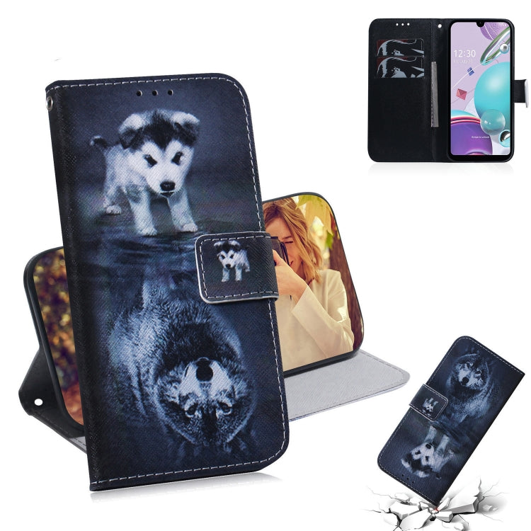 Coloured Drawing Horizontal Flip Leather Case, with Holder & Card Slots & Wallet, For Huawei P Smart 2021 / Y7a, For LG K31 / Aristo 5