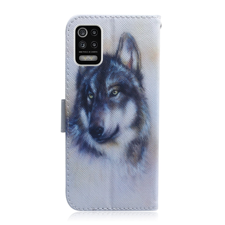 Coloured Drawing Horizontal Flip Leather Case, with Holder & Card Slots & Wallet, For LG K62 / K52 / Q52, For Nokia 2.4