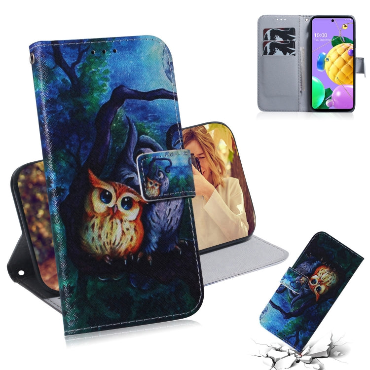 Coloured Drawing Horizontal Flip Leather Case, with Holder & Card Slots & Wallet, For LG K62 / K52 / Q52, For Nokia 2.4