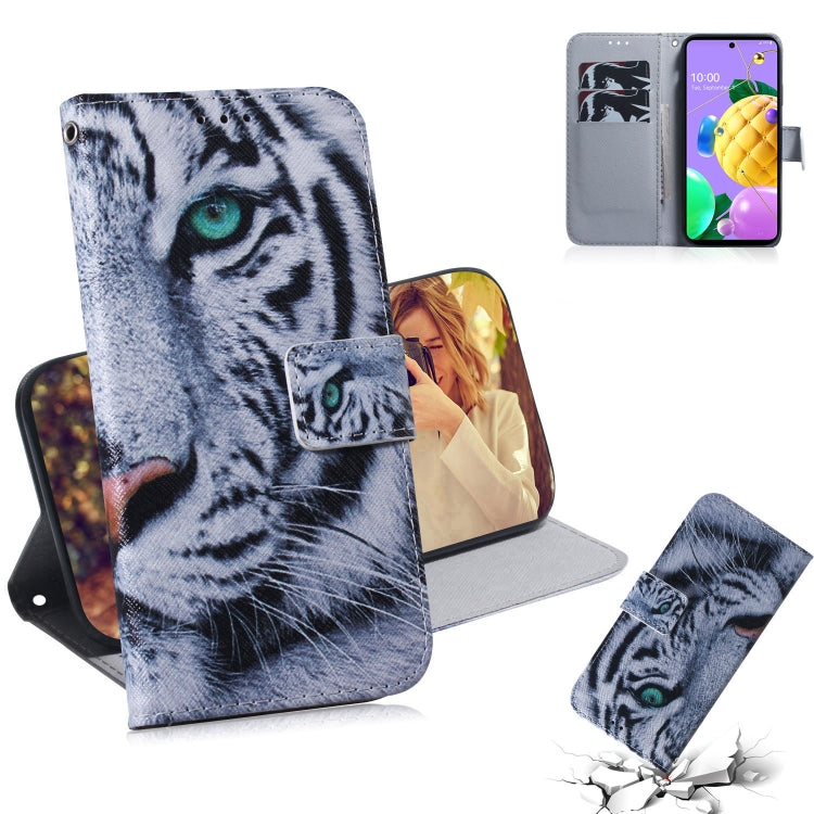 Coloured Drawing Horizontal Flip Leather Case, with Holder & Card Slots & Wallet, For LG K62 / K52 / Q52, For Nokia 2.4