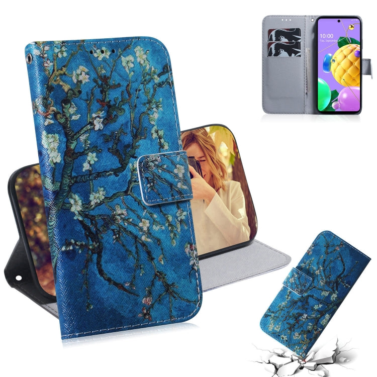 Coloured Drawing Horizontal Flip Leather Case, with Holder & Card Slots & Wallet, For LG K62 / K52 / Q52, For Nokia 2.4