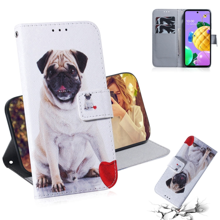 Coloured Drawing Horizontal Flip Leather Case, with Holder & Card Slots & Wallet, For LG K62 / K52 / Q52, For Nokia 2.4