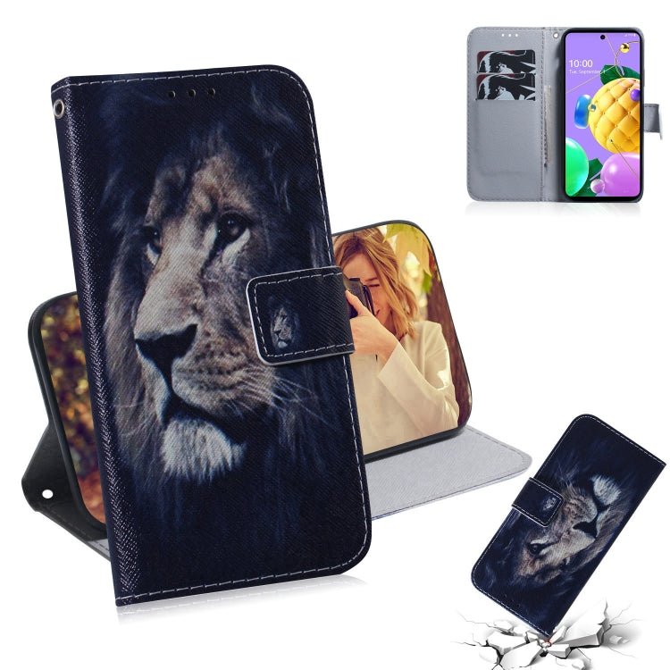Coloured Drawing Horizontal Flip Leather Case, with Holder & Card Slots & Wallet, For LG K62 / K52 / Q52, For Nokia 2.4