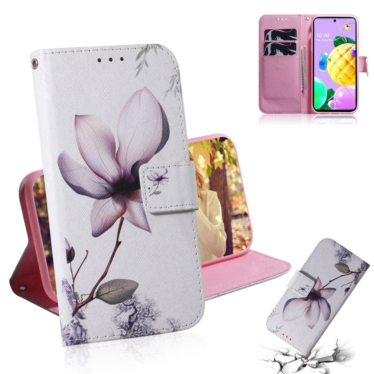 Coloured Drawing Horizontal Flip Leather Case, with Holder & Card Slots & Wallet, For LG K62 / K52 / Q52, For Nokia 2.4