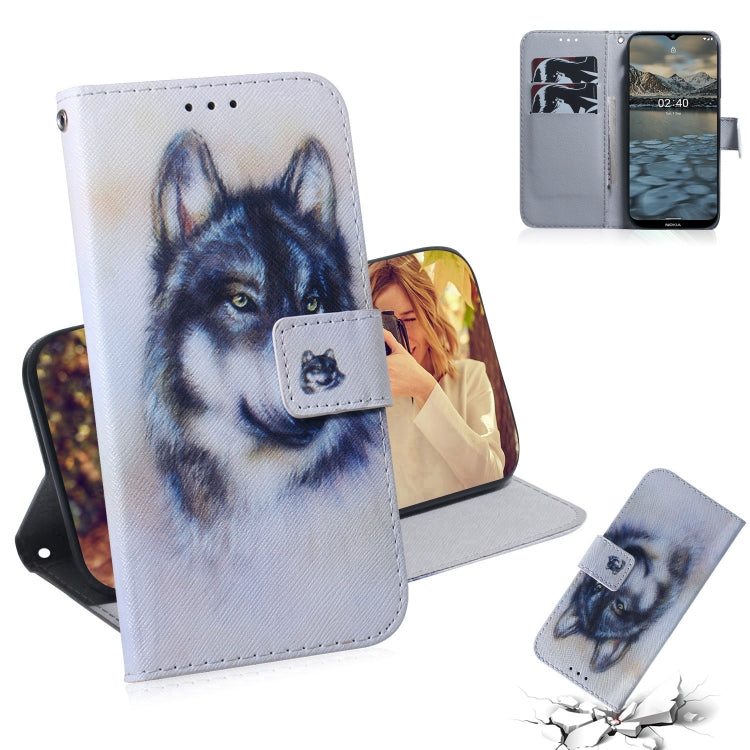 Coloured Drawing Horizontal Flip Leather Case, with Holder & Card Slots & Wallet, For LG K62 / K52 / Q52, For Nokia 2.4