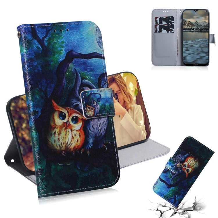 Coloured Drawing Horizontal Flip Leather Case, with Holder & Card Slots & Wallet, For LG K62 / K52 / Q52, For Nokia 2.4