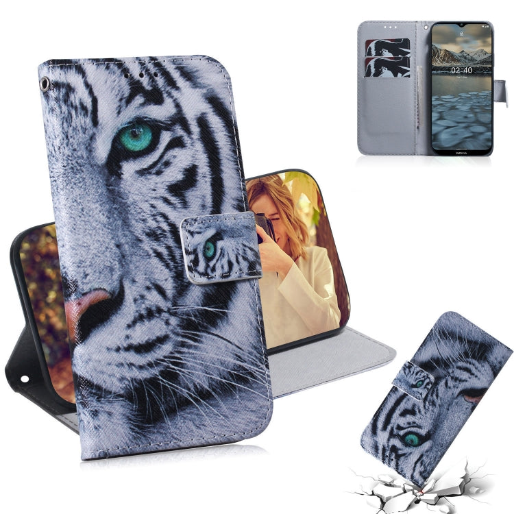 Coloured Drawing Horizontal Flip Leather Case, with Holder & Card Slots & Wallet, For LG K62 / K52 / Q52, For Nokia 2.4