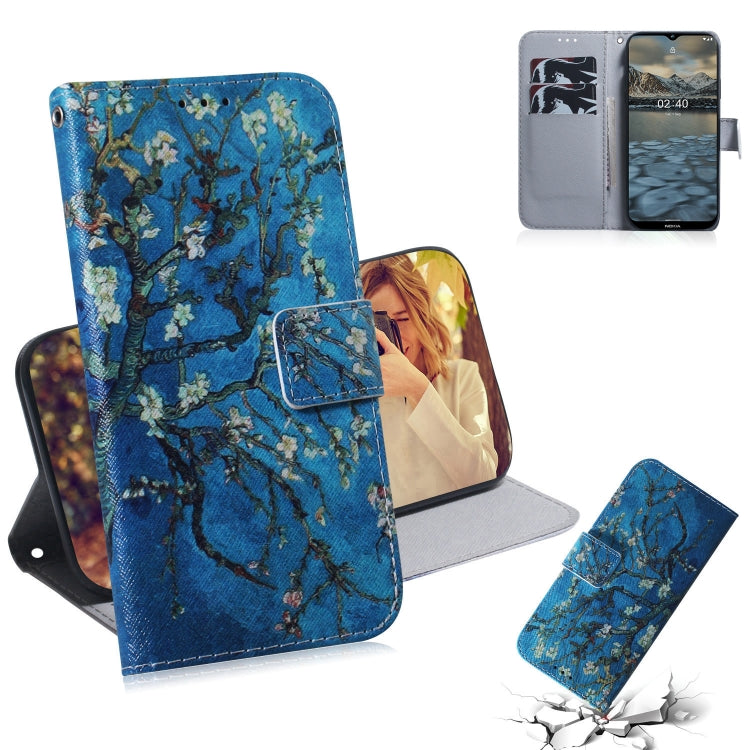 Coloured Drawing Horizontal Flip Leather Case, with Holder & Card Slots & Wallet, For LG K62 / K52 / Q52, For Nokia 2.4