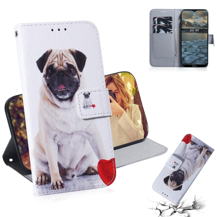 Coloured Drawing Horizontal Flip Leather Case, with Holder & Card Slots & Wallet, For LG K62 / K52 / Q52, For Nokia 2.4