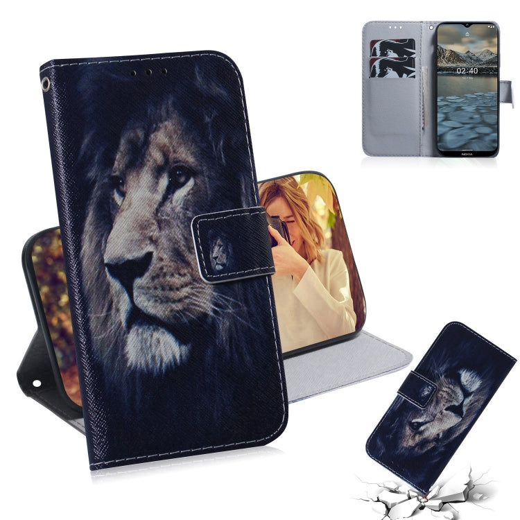 Coloured Drawing Horizontal Flip Leather Case, with Holder & Card Slots & Wallet, For LG K62 / K52 / Q52, For Nokia 2.4