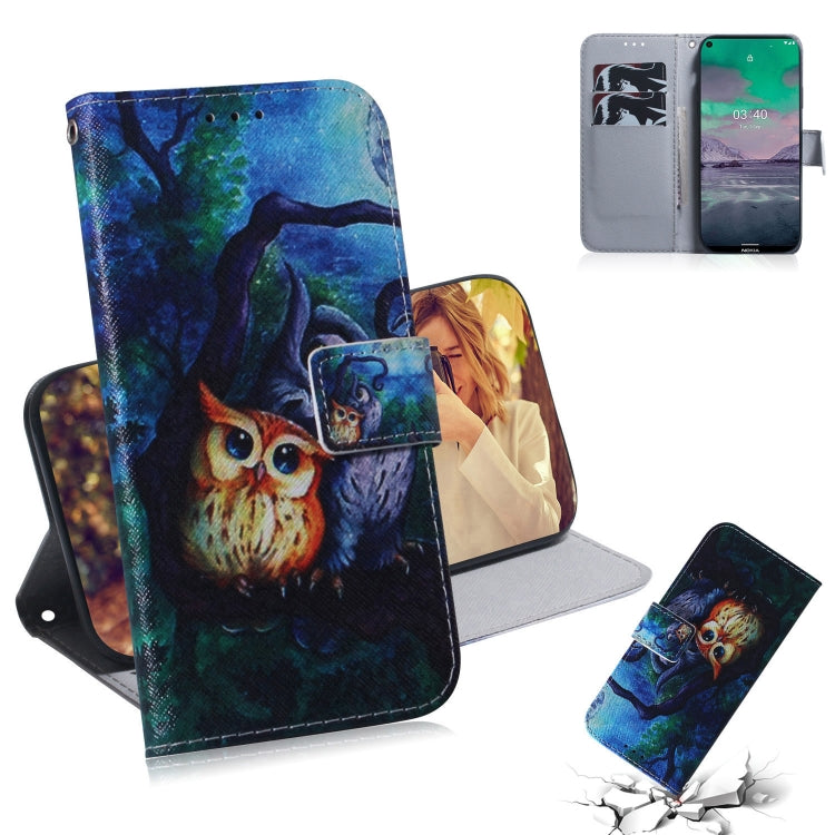 Coloured Drawing Horizontal Flip Leather Case, with Holder & Card Slots & Wallet, For Nokia 3.4, For OPPO A11x / A11 / A5 (2020) / A9 (2020)