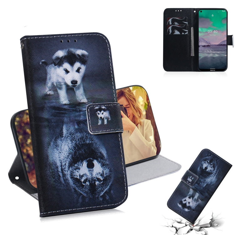 Coloured Drawing Horizontal Flip Leather Case, with Holder & Card Slots & Wallet, For Nokia 3.4, For OPPO A11x / A11 / A5 (2020) / A9 (2020)