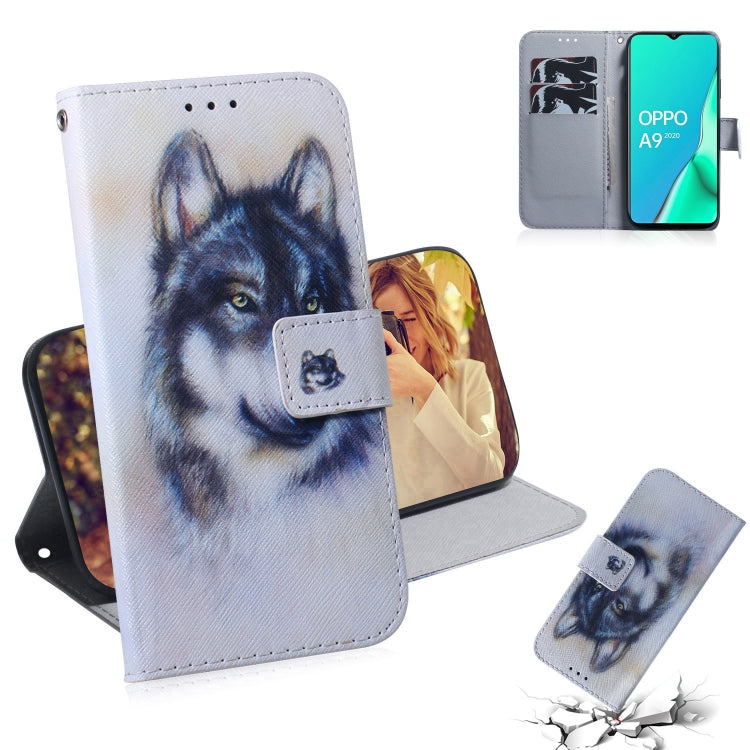 Coloured Drawing Horizontal Flip Leather Case, with Holder & Card Slots & Wallet, For Nokia 3.4, For OPPO A11x / A11 / A5 (2020) / A9 (2020)