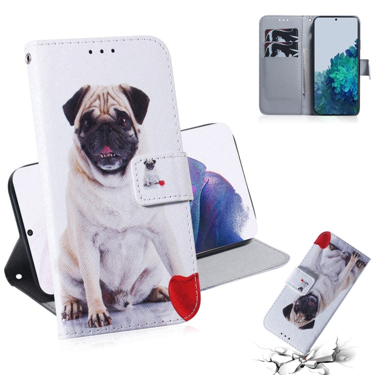 Coloured Drawing Horizontal Flip Leather Case, with Holder & Card Slots & Wallet, For Samsung Galaxy S21+ 5G, For Xiaomi Mi 10T / 10T Pro 5G